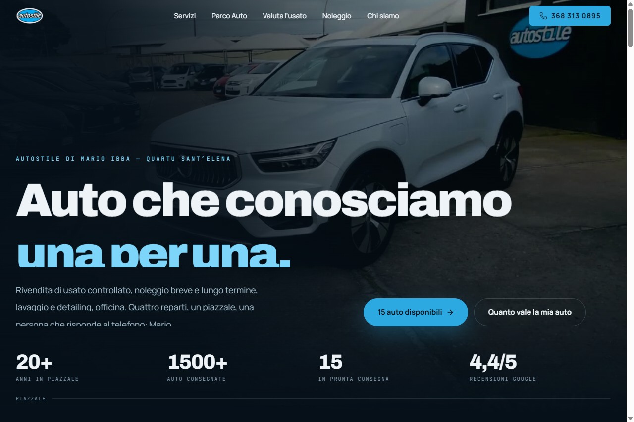 Anteprima del sito Autostile